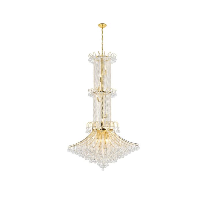 Toureg 20-Light Chandelier in Gold
