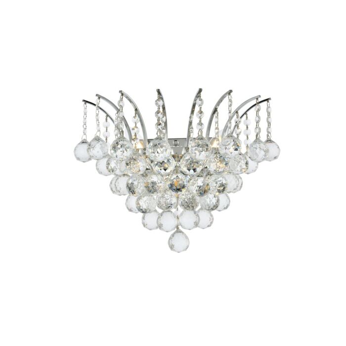 Victoria 3-Light Wall Sconce in Chrome