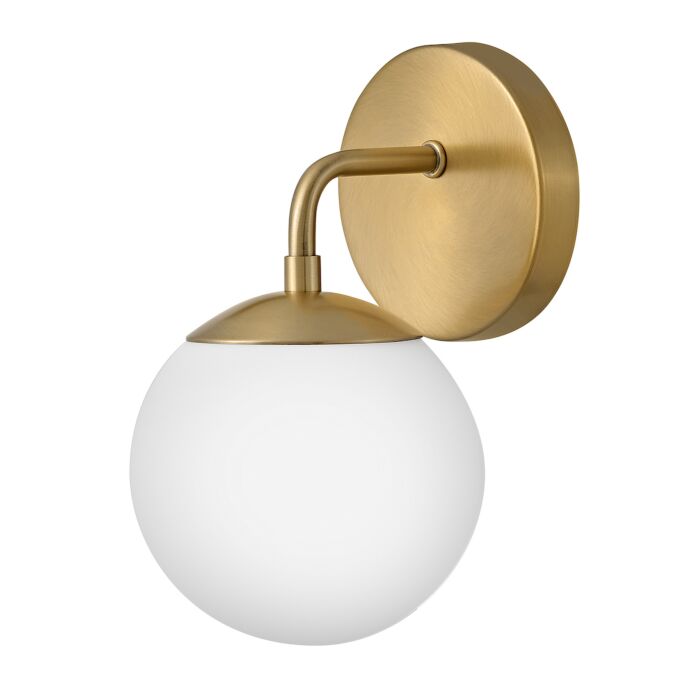 Lark Juniper Bathroom Vanity Light in Lacquered Brass