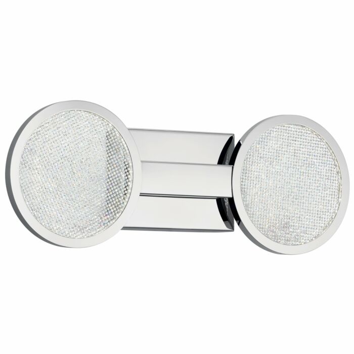 Kichler Delaine 7 Inch Bathroom Vanity Light in Chrome