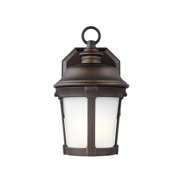 Sea Gull Calder Outdoor Wall Lantern in Antique Bronze