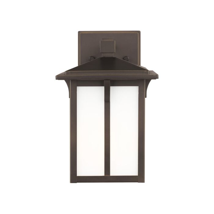 Sea Gull Tomek Outdoor Wall Light in Antique Bronze