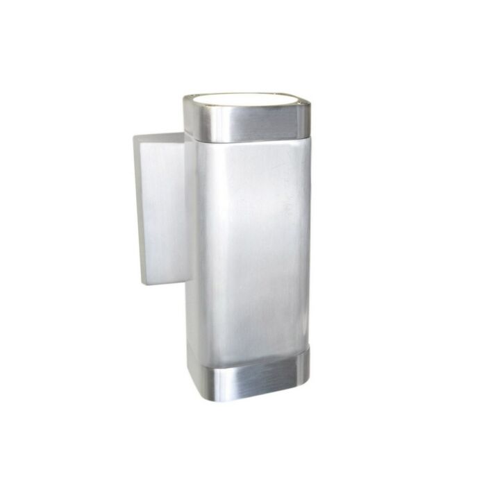 Maxim Lightray 6.5 Inch 2 Light LED Outdoor Wall Mount in Brushed Aluminum