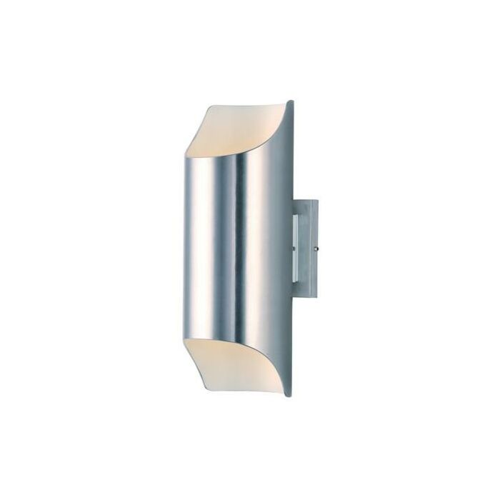 Maxim Lighting Lightray LED 2 Light 2 Light Outdoor Wall Mount in Brushed Aluminum