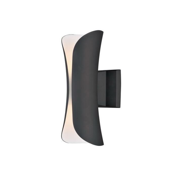 Maxim Lighting Scroll 2 Light 2 Light Outdoor Wall Mount in Architectural Bronze