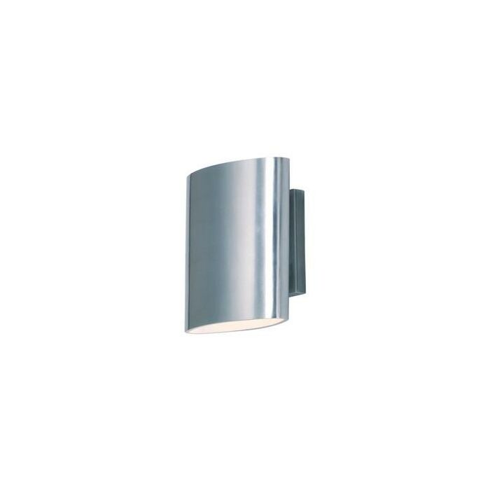 Maxim Lighting Lightray LED 2 Light 2 Light Outdoor Wall Mount in Brushed Aluminum