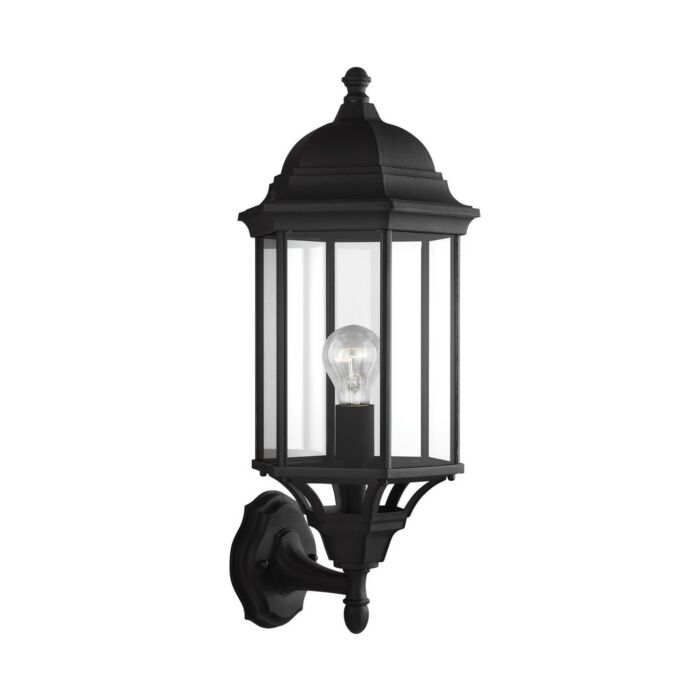 Sea Gull Sevier 22 Inch Outdoor Wall Light in Black