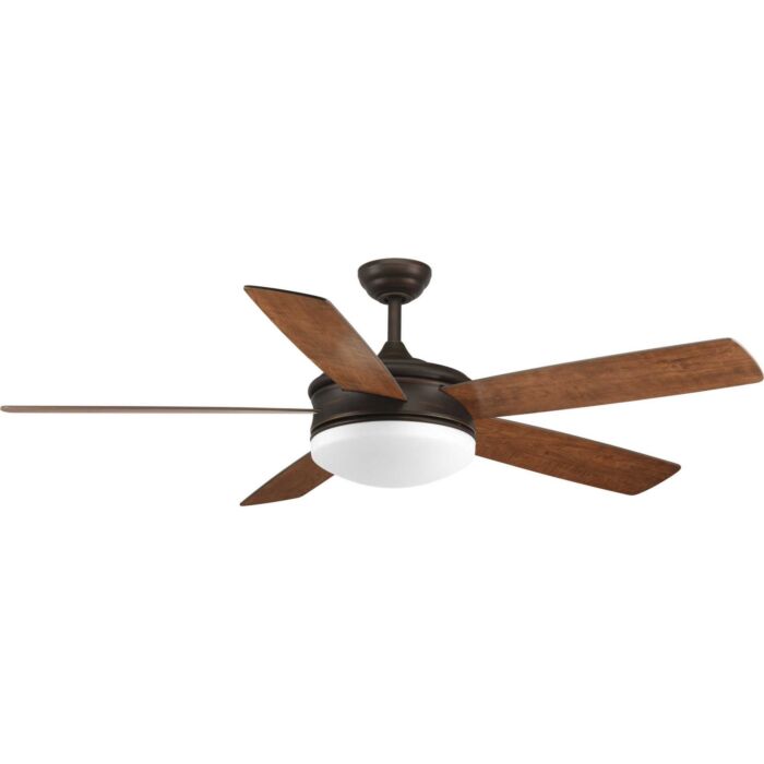 Fresno 1-Light 60" Hanging Ceiling Fan in Antique Bronze