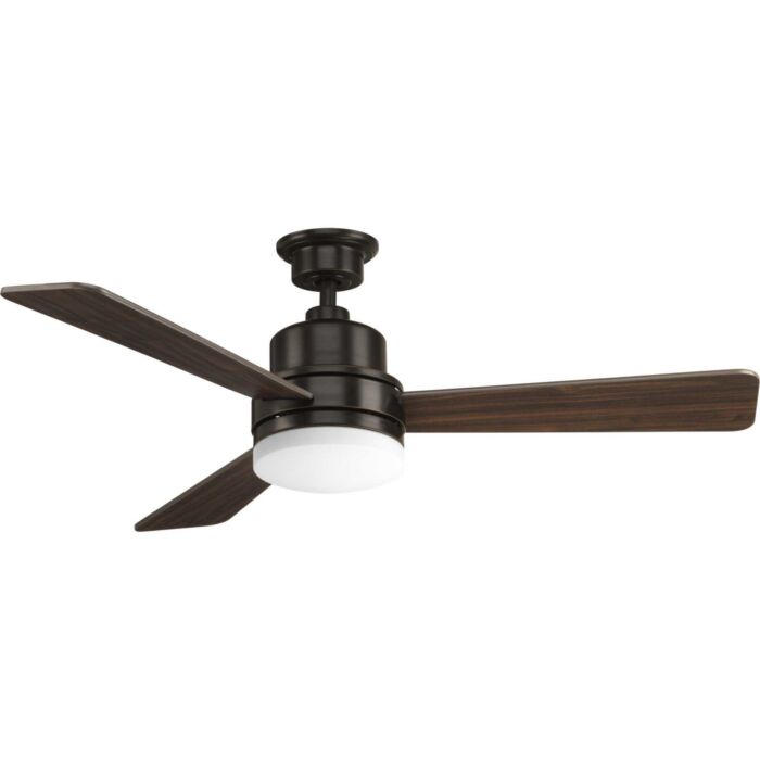 Trevina 1-Light 52" Hanging Ceiling Fan in Antique Bronze