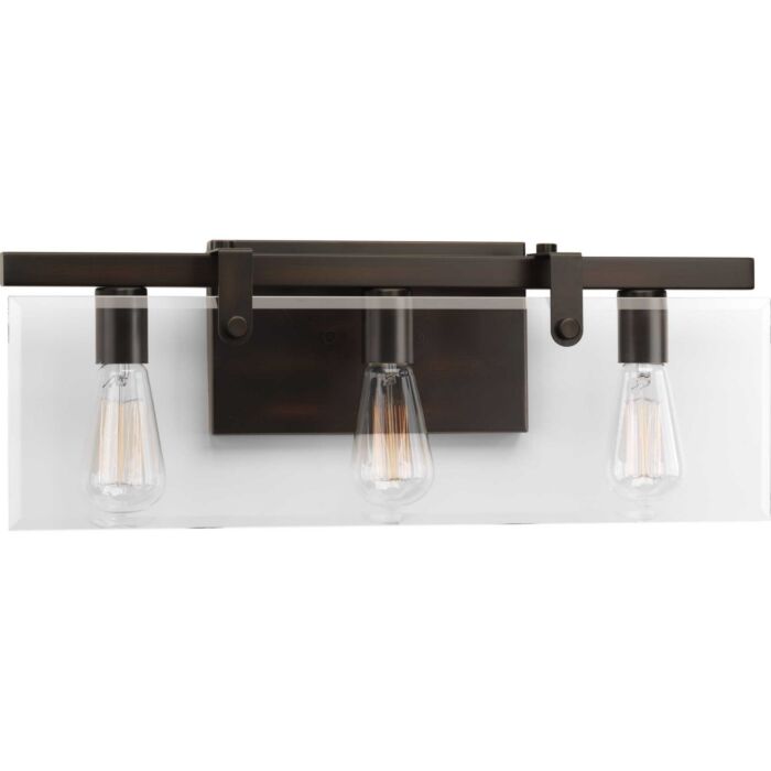 Glayse 3-Light Bathroom Vanity Light in Antique Bronze