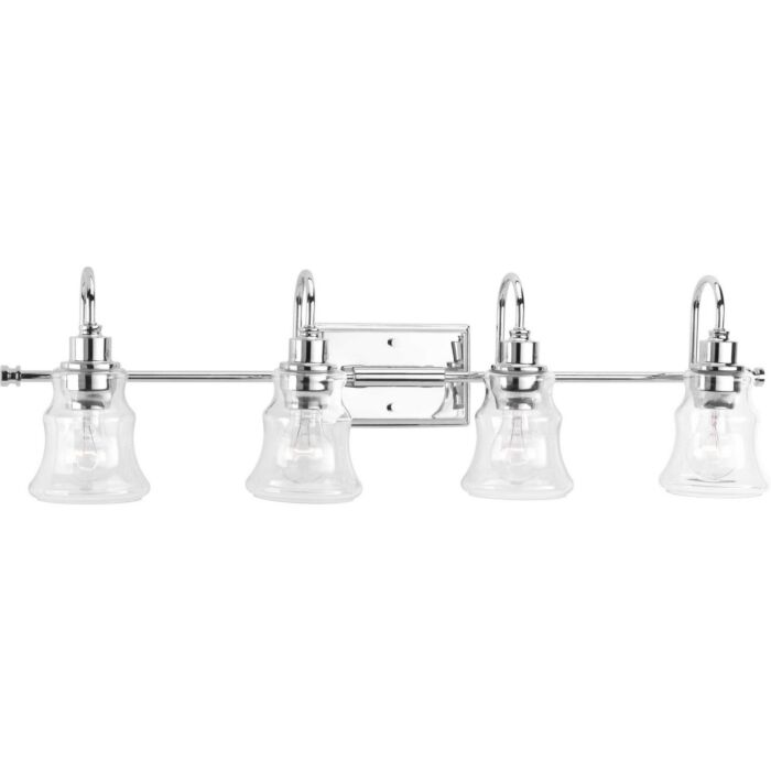 Litchfield 4-Light Bathroom Vanity Light in Polished Chrome