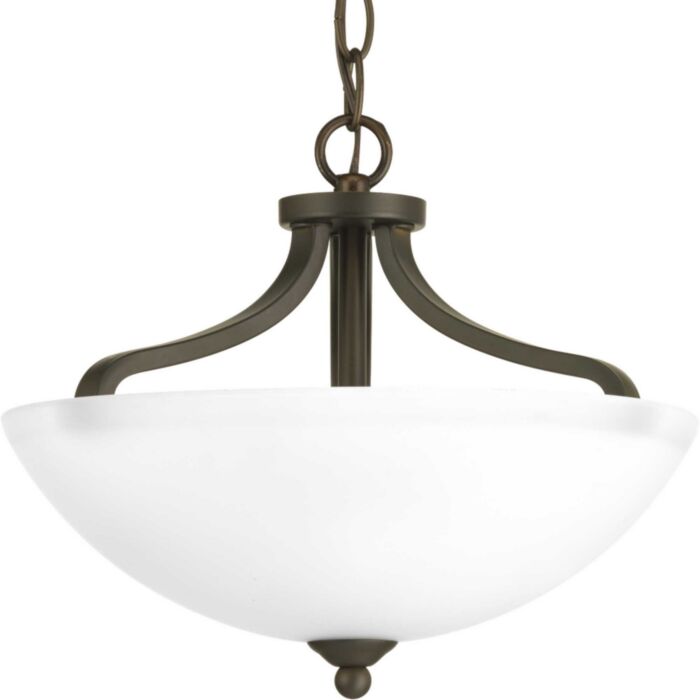 Laird 2-Light Flush Mount in Antique Bronze
