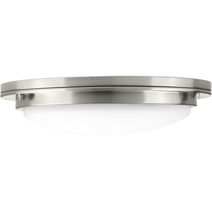 Apogee LED 1-Light LED Flush Mount in Brushed Nickel