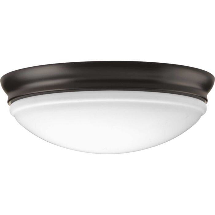 LED Flush - Dome 1-Light LED Flush Mount in Antique Bronze