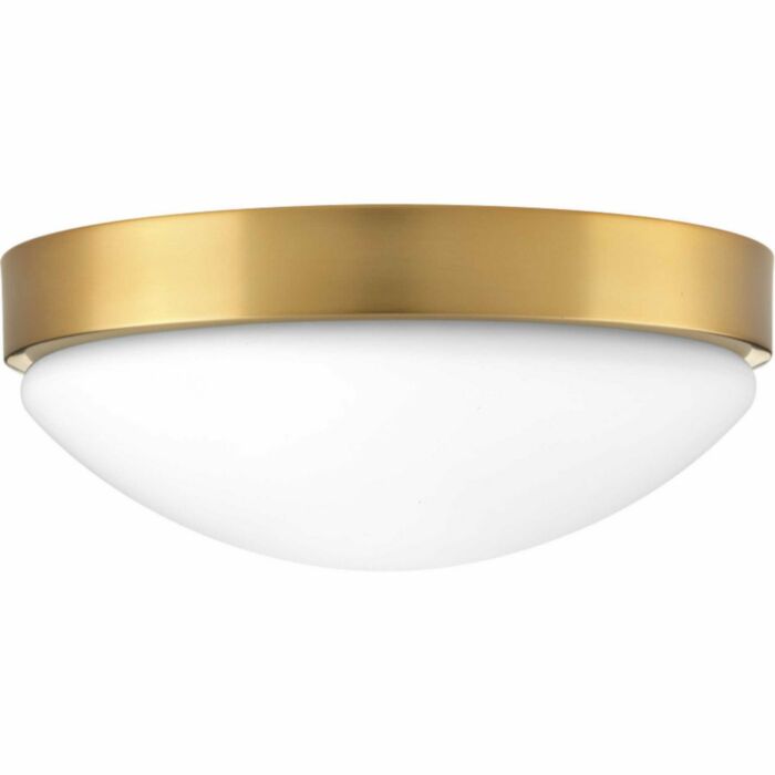 Elevate LED 1-Light LED Flush Mount in Brushed Bronze