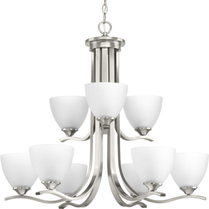 Laird 9-Light Chandelier in Brushed Nickel