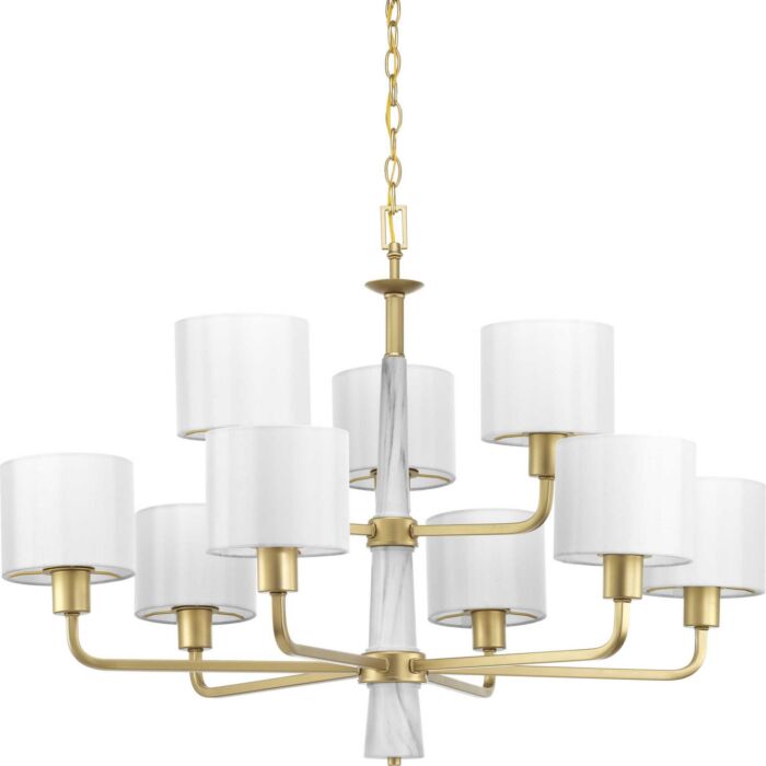 Palacio 9-Light Chandelier in Vintage Gold