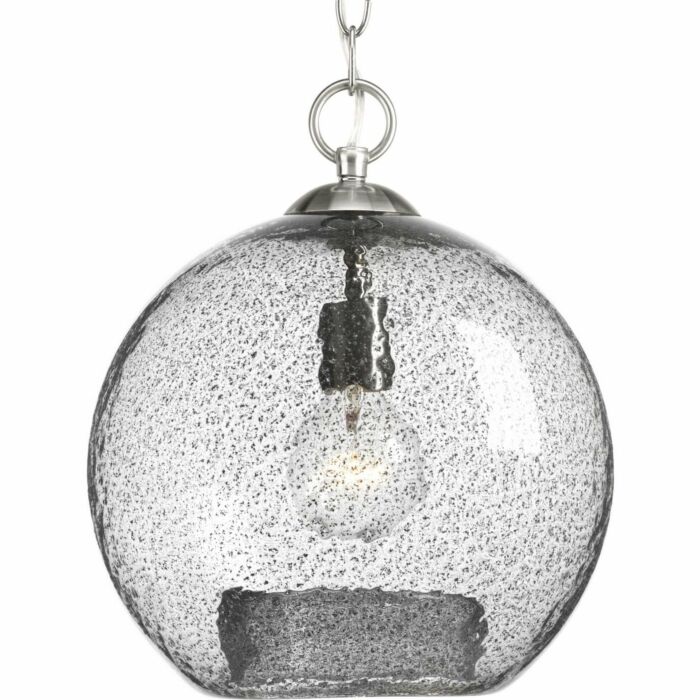 Malbec 1-Light Pendant in Brushed Nickel