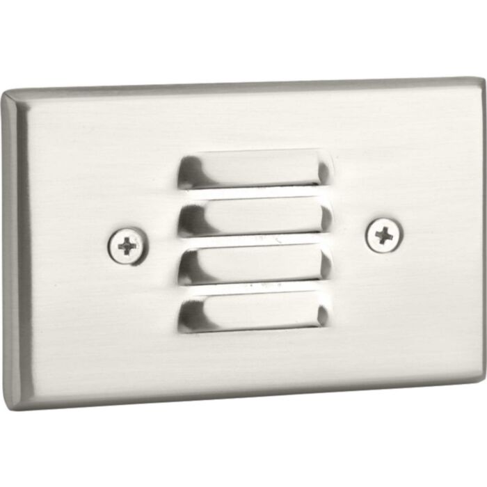Indoor Step Light 1-Light LED Step Light in Brushed Nickel