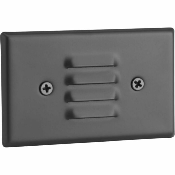 Indoor Step Light 1-Light LED Step Light in Black