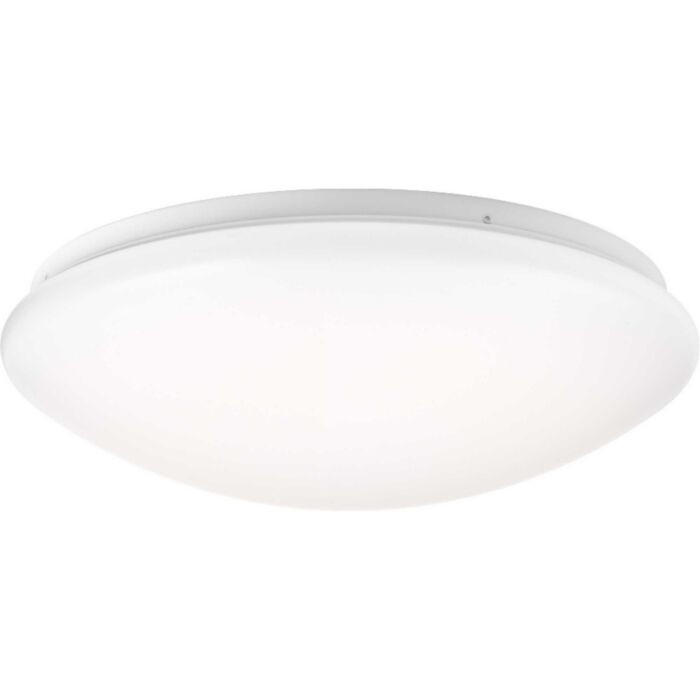 LED Drums And Clouds 1-Light LED Flush Mount in White