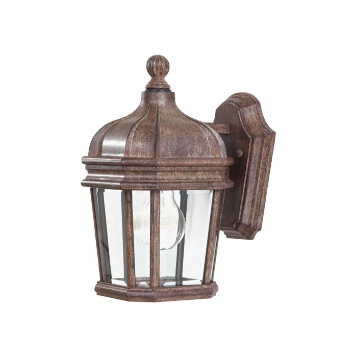 The Great Outdoors Harrison 12 Inch Outdoor Wall Light in Vintage Rust