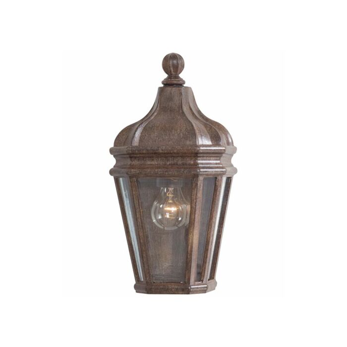 The Great Outdoors Harrison 15 Inch Outdoor Wall Light in Vintage Rust