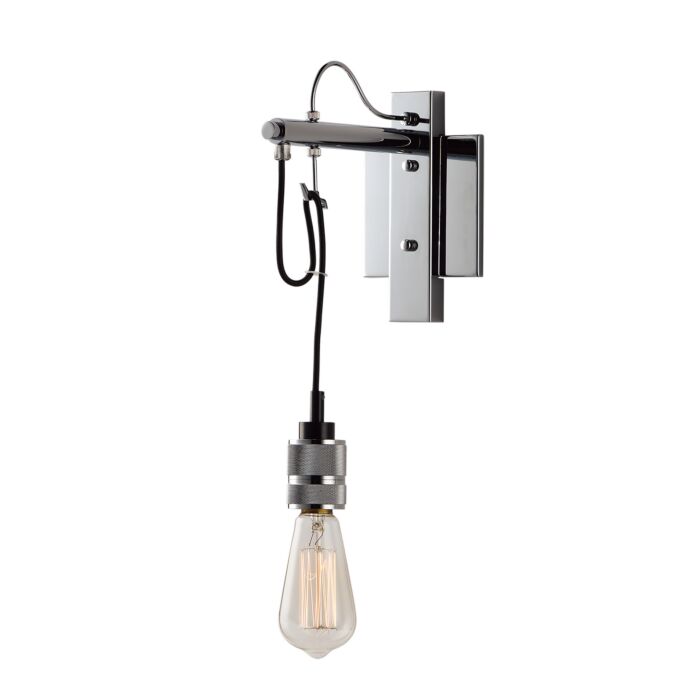 Swagger 1-Light Wall Sconce in Bronze / Dark