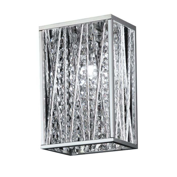 Z Lite Terra 1 Light Wall Sconce In Chrome