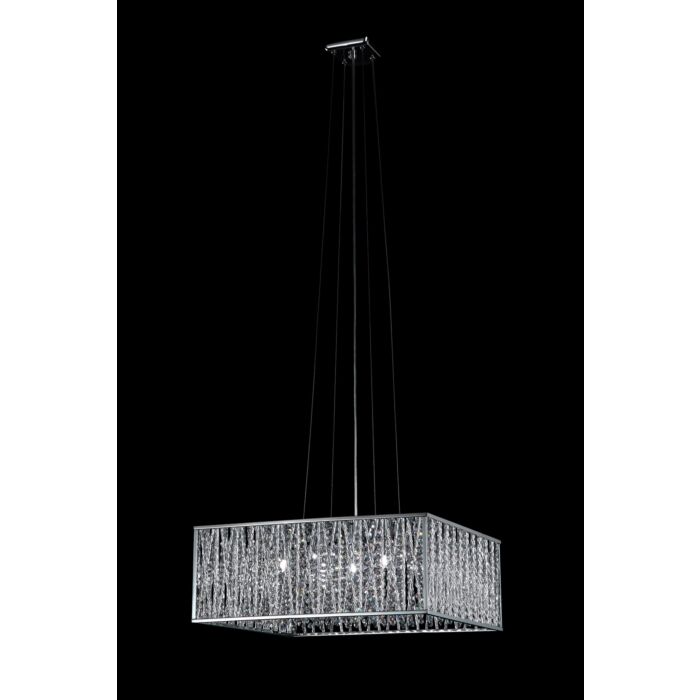 Z Lite Terra 5 Light Pendant Light In Chrome