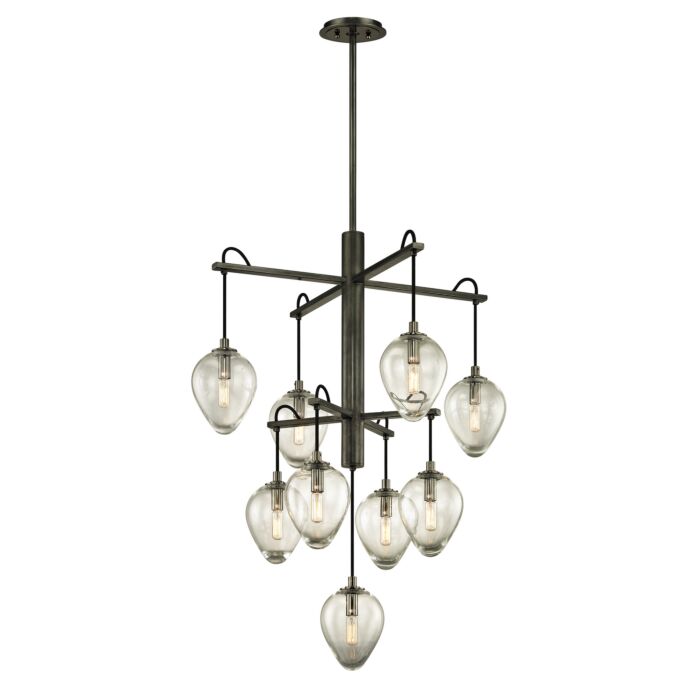 Nine Light Chandelier by Troy Lighting