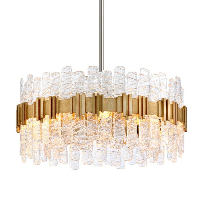 Eight Light Chandelier by Corbett Lighting