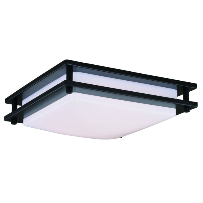 Horizon 1-Light LED Flush Mount in Oil Burnished Bronze
