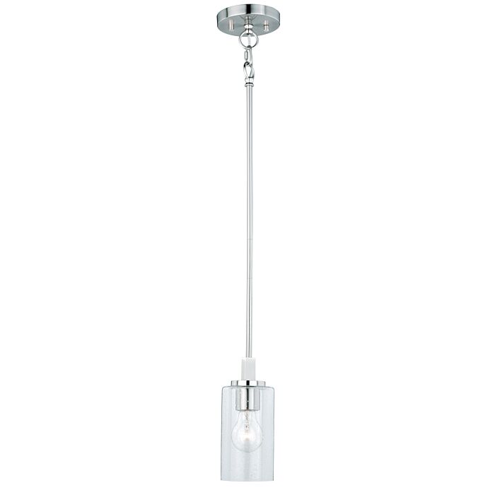 Addison 1-Light Mini Pendant in Satin Nickel