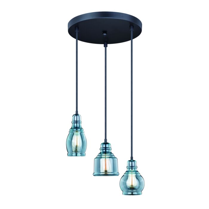Millie 3-Light Mini Pendant in Oil Rubbed Bronze
