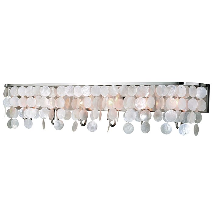 Elsa 6-Light Bathroom Vanity Light in Satin Nickel
