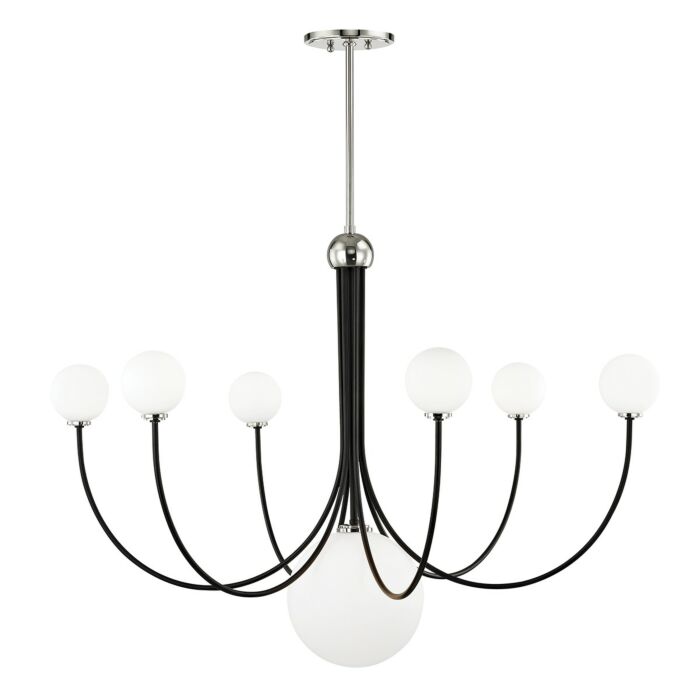 Coco 7-Light Chandelier in Polished Nickel