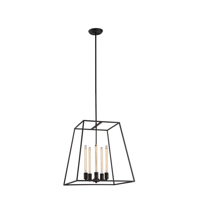 Five Light Chandelier by Matteo Lighting