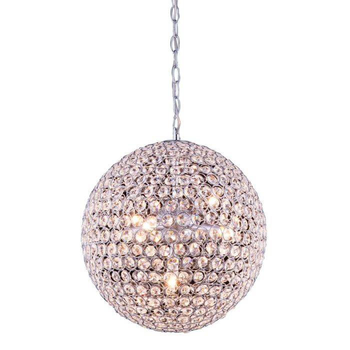 Cabaret 5-Light Pendant in Chrome