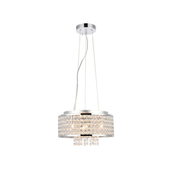 Amelie 4-Light Pendant in Chrome