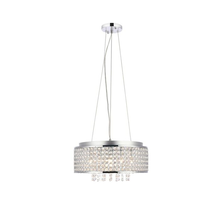 Amelie 6-Light Pendant in Chrome
