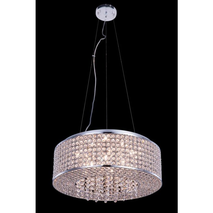 Amelie 8-Light Pendant in Chrome