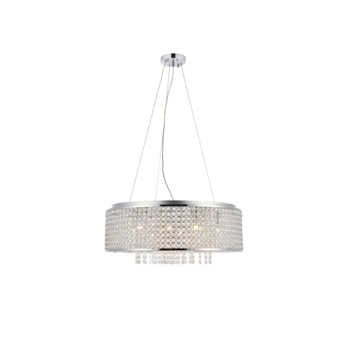 Amelie 10-Light Pendant in Chrome