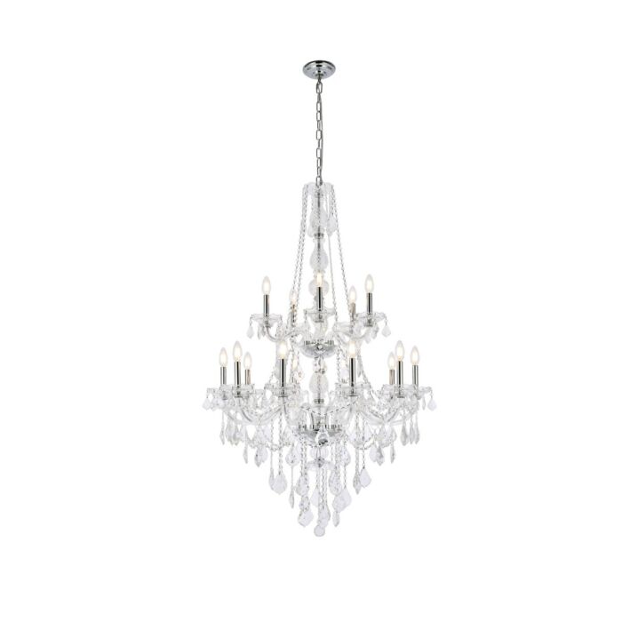 Verona 15-Light Chandelier in Chrome
