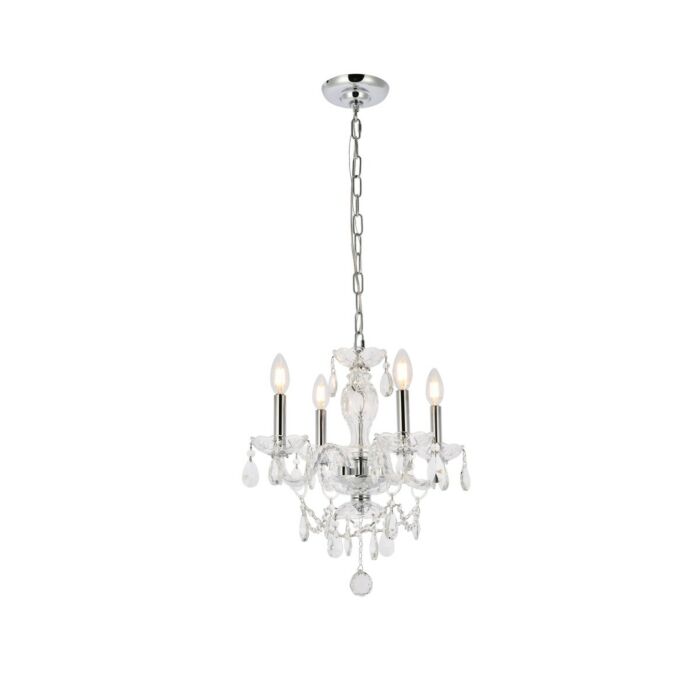 Princeton 4-Light Pendant in Chrome