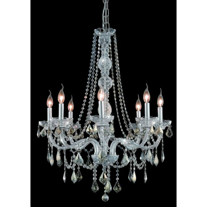 Verona 8-Light Chandelier in Chrome