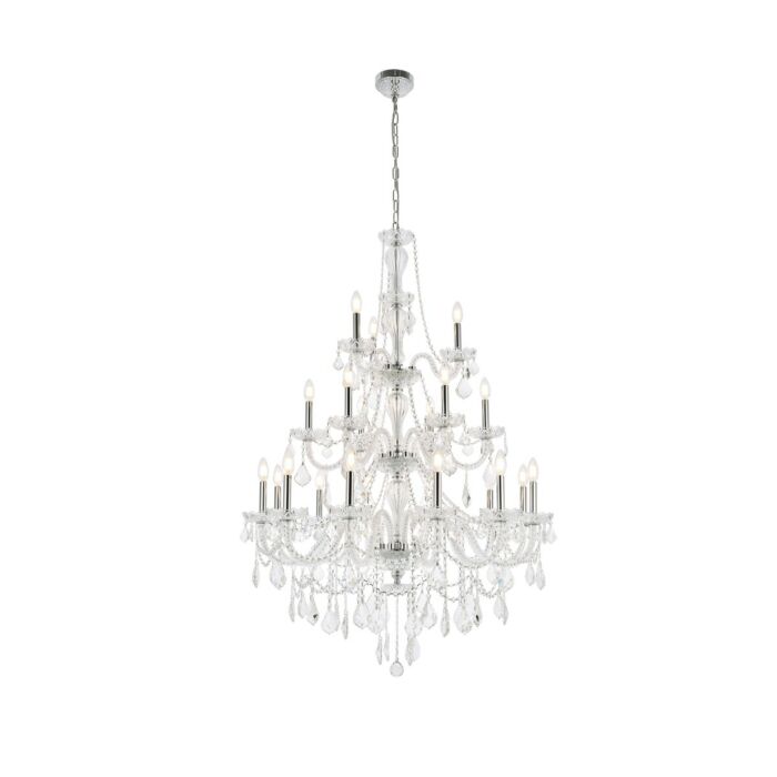 Giselle 21-Light Chandelier in Chrome