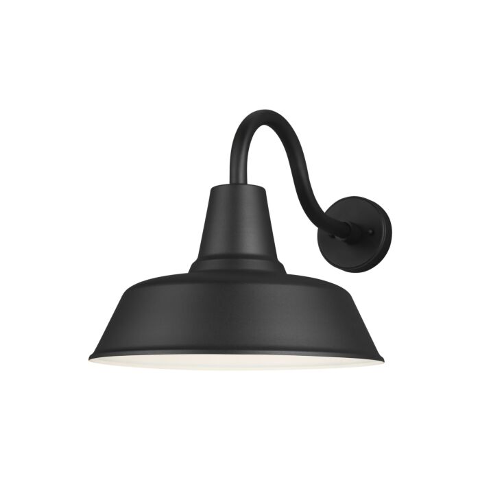 Sea Gull Barn Light Outdoor Wall Light in Black