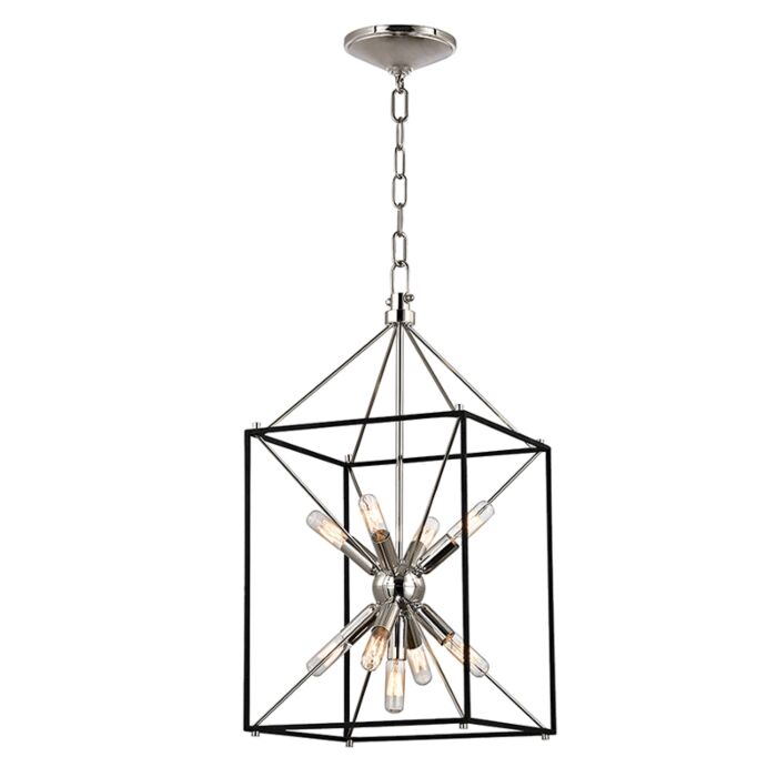Hudson Valley Glendale Pendant Light in Polished Nickel