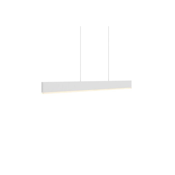 1-Light LED Pendant in White